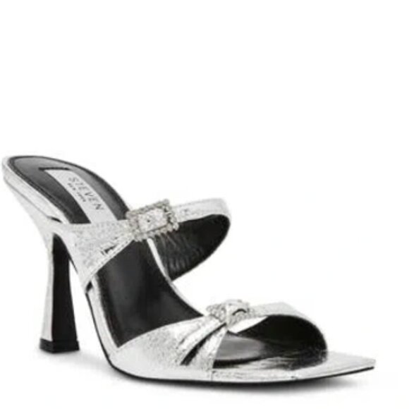NEW Steven New York Lanie Sandal (Women) 11M, SILVER - Picture 2 of 6